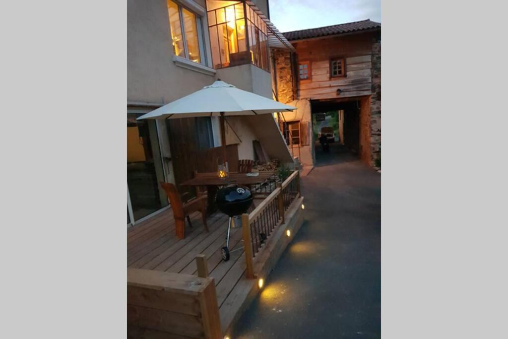L'Idyllique - Studio Prive Sous Maison Saint-Didier-sur-Beaujeu Kültér fotó