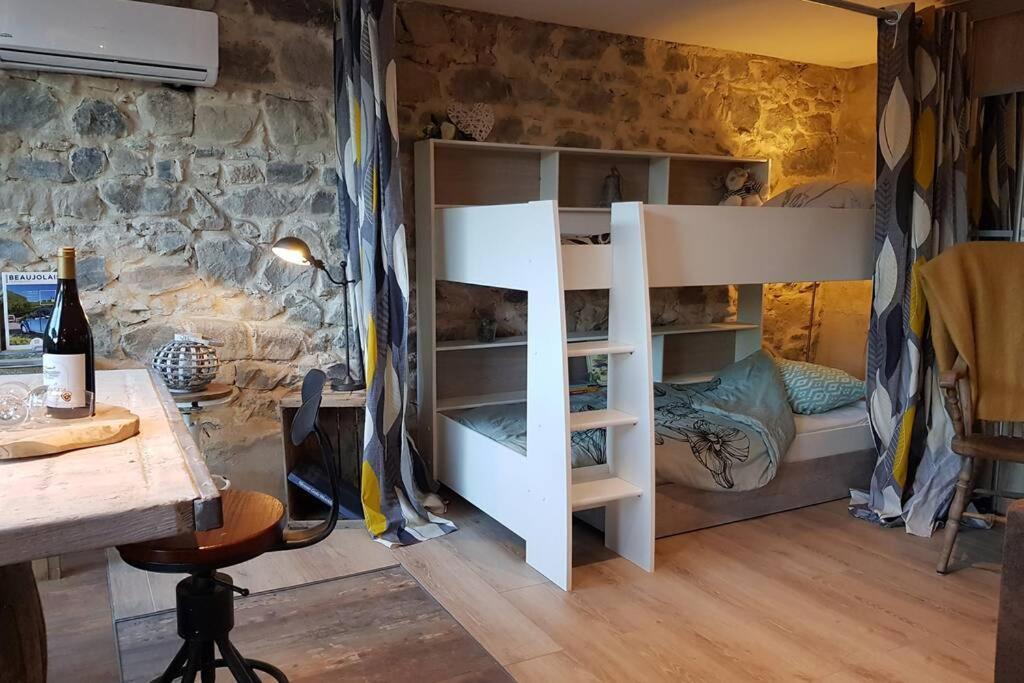 L'Idyllique - Studio Prive Sous Maison Saint-Didier-sur-Beaujeu Kültér fotó