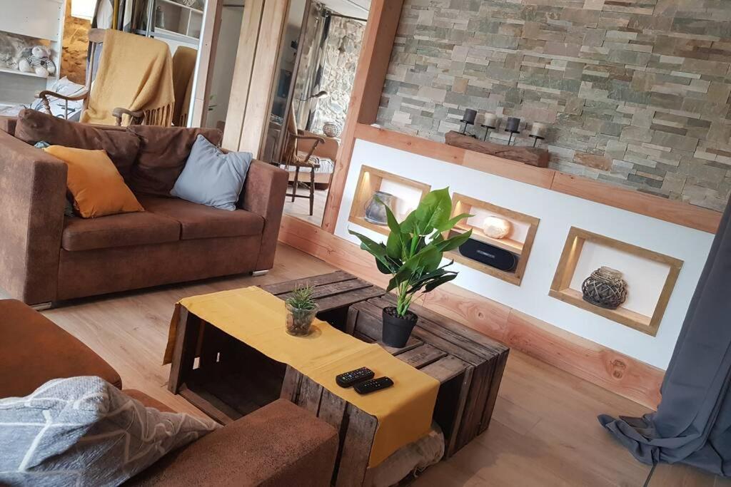 L'Idyllique - Studio Prive Sous Maison Saint-Didier-sur-Beaujeu Kültér fotó